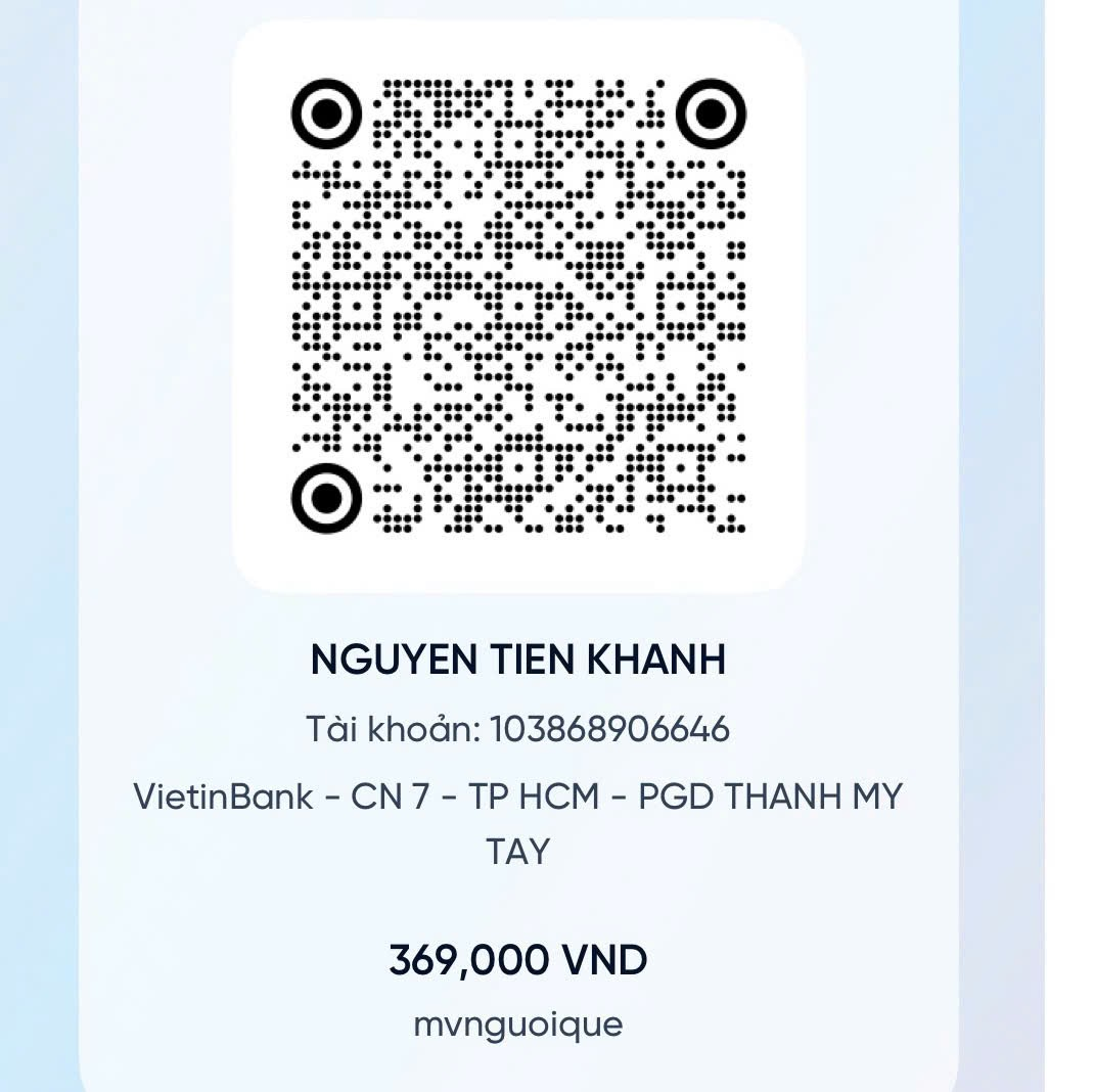 Mã QR VietinBank, nội dung mvnguoique